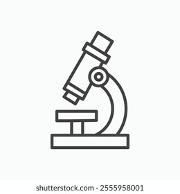 Microscope isolated icon. vector illustration.