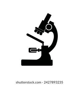 Microscopio, laboratorio, análisis, biología, icono de ADN