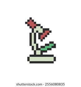 microscope laboratory equipment pixel art