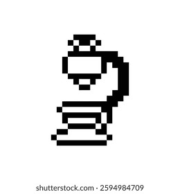 microscope laboratory equipment pixel art