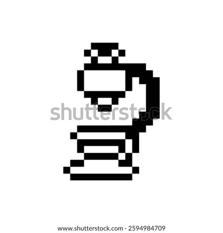 microscope laboratory equipment pixel art