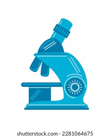 diseño aislado del icono de laboratorio del microscopio