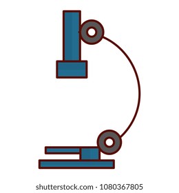 microscope laboratory isolated icon