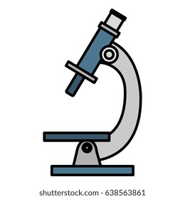 microscope laboratory isolated icon