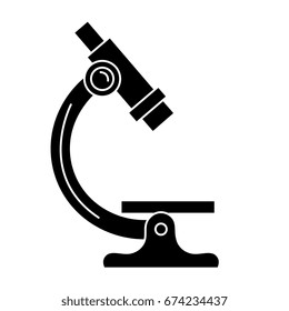 microscope laboratory isolated icon