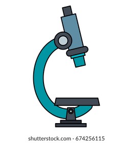 microscope laboratory isolated icon