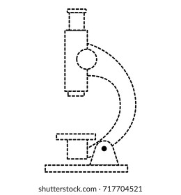 microscope laboratory isolated icon