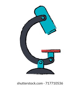 microscope laboratory isolated icon