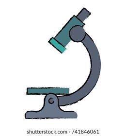 microscope laboratory isolated icon