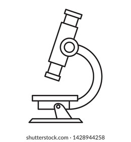 microscope laboratory supply isolated icon