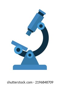icono de la ciencia del suministro de laboratorio de microscopio