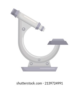 herramienta de laboratorio de microscopio icono aislado