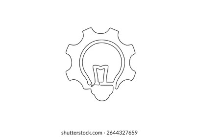 Laboratórios de microscópio em desenho contínuo de uma linha. Ilustração em arte de linha única de equipamentos de laboratório. Vetor editável, Microscópio na ilustração de desenho de linha única. 