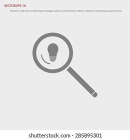 microscope and lightbulb icon