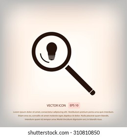 microscope and lightbulb icon