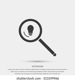 microscope and lightbulb icon