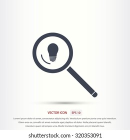 microscope and lightbulb icon