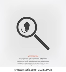 microscope and lightbulb icon