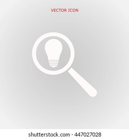 microscope and lightbulb icon