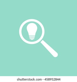 microscope and lightbulb icon