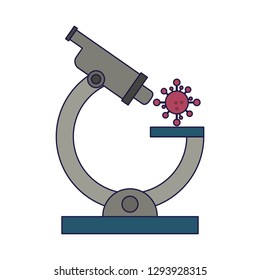 Microscope looking bacteria Microscope looking bacteria