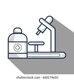 microscope medical element with alcohol