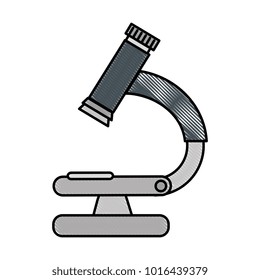 microscope medical isolated icon