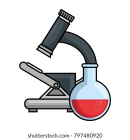 microscope medical with tube test