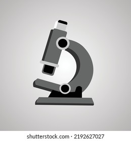 Microscope microbiology icons. vector illustration, pictogram isolated on white, Science element symbol template for graphic 