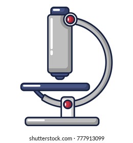 Microscope modern icon. Cartoon illustration of microscope modern vector icon for web