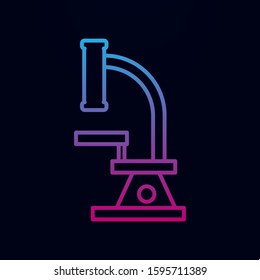 Microscope nolan icon. Simple thin line, outline vector of sciense icons for ui and ux, website or mobile application