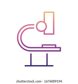 microscope nolan icon. Simple thin line, outline vector of Scientifics study icons for ui and ux, website or mobile application