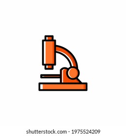Microscope Outline Color Icon Vector Illustration Design eye-catching pixel perfect icon. Perfect for website, presentation, social media, and many more. Icon design outline color style