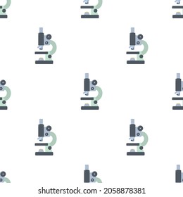 Microscope pattern seamless background texture repeat wallpaper geometric vector