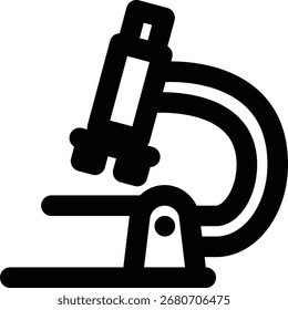 Microscope, Research, Bacteria Outline Icon