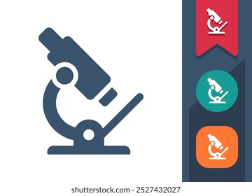 Microscope, Research, Science Icon. Professional, pixel perfect icon. EPS 10 format.