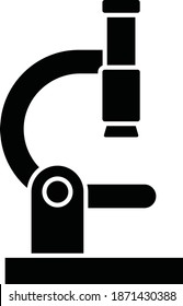 microscope  and research Vector Icon 