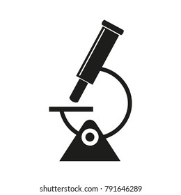 Microscope science icon