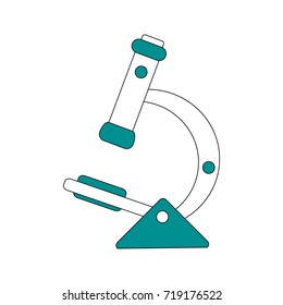 microscope science icon image