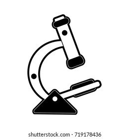 microscope science icon image