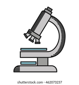 microscope science laboratory icon vector illustration design
