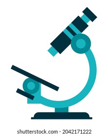 microscope science tool isolated icon