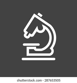 Microscope, scientific, equipment icon vector image. Can also be used for education, academics and science. Suitable for use on web apps, mobile apps, and print media.