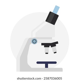 Microscope - A Scientific Research Tool - Stock Illustration as EPS 10 File