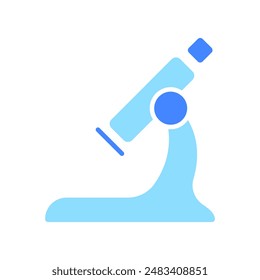 Microscope set icon. Microscope, laboratory, research, science, biology, magnification, observation, scientific equipment, analysis, education.