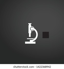 Microscope Side View vector icon. Microscope Side View concept stroke symbol design. Thin graphic elements vector illustration, outline pattern for your web site design, logo, UI. EPS 10.