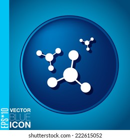 microscope sign. symbol icon studying biology or medicine . enlarged image