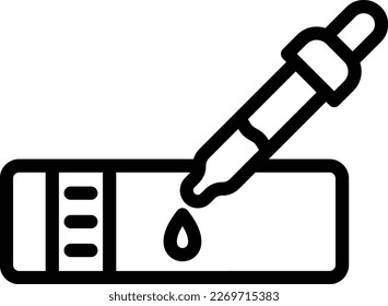 Microscope slide Vector Icon Design Illustration