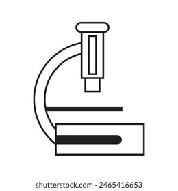 
microscope symbol icon vector illustration