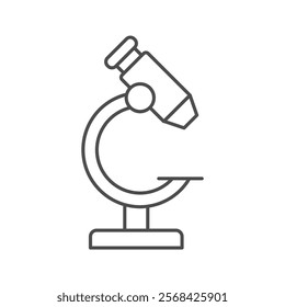 Microscope thinline icon , vector, pixel perfect, illustrator file